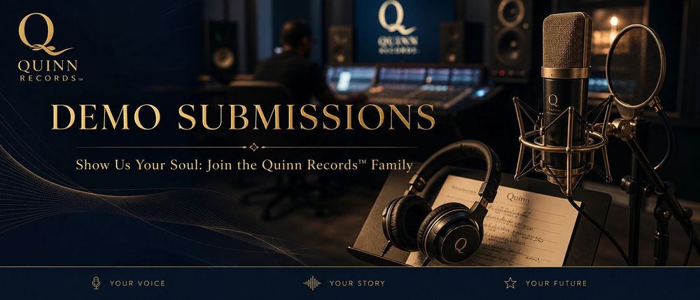 Quinn Records TM Demo Submission page banner 