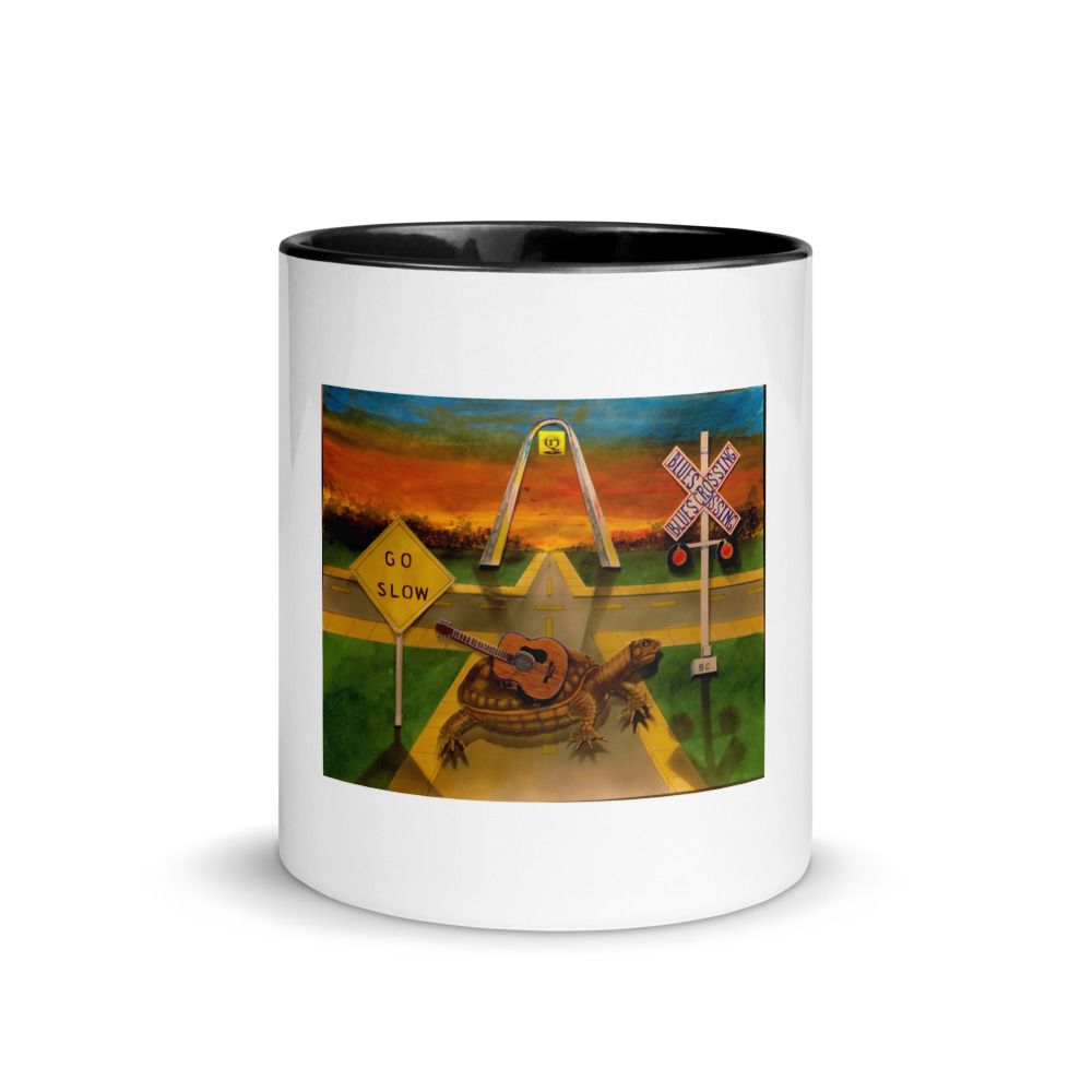 White Ceramic Mug with Color Inside