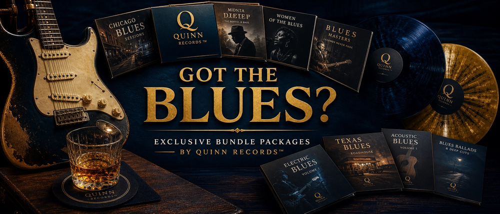 Quinn Records TM "Got The Blues Bundles Packages banner
