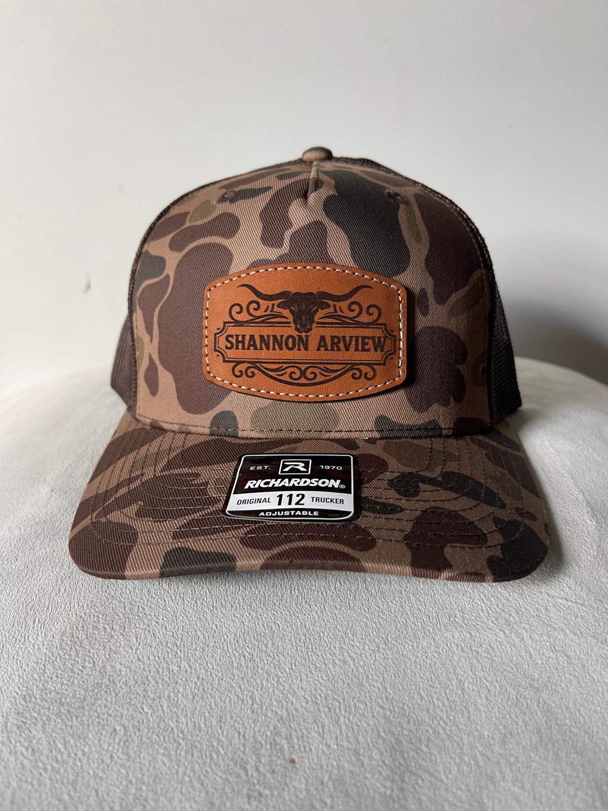 Big Bull Hat - Dark Camo