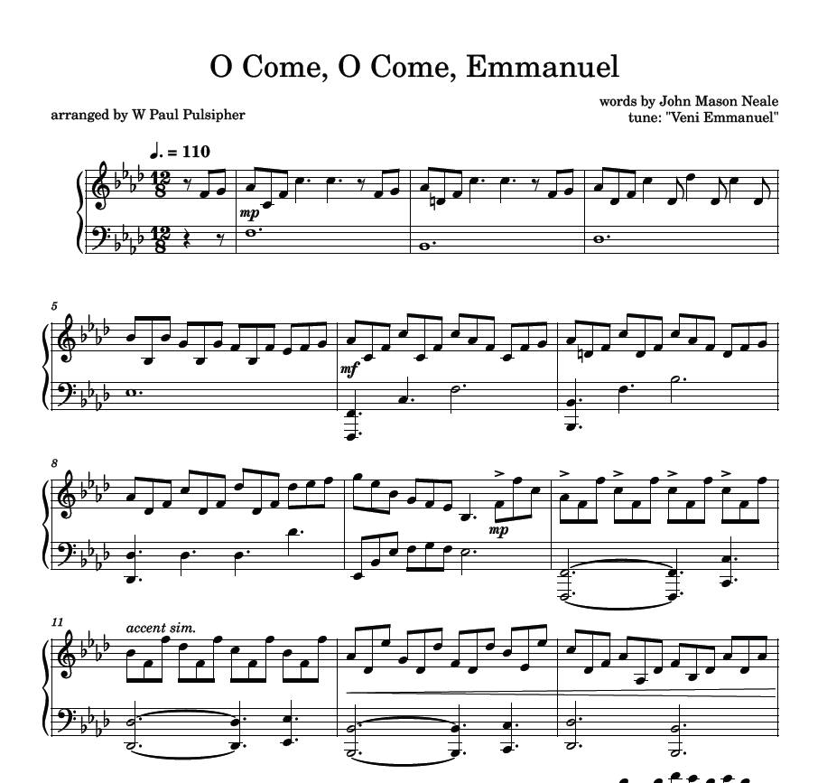 O Come, O Come, Emmanuel