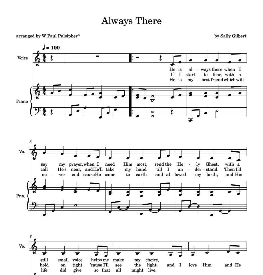 Always There - Sally Gilbert