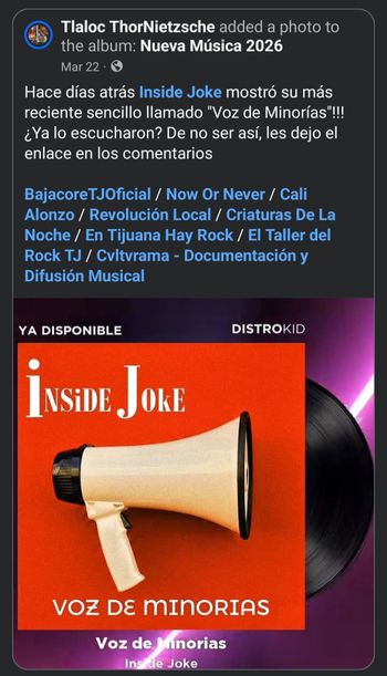 Single Voz de Minorías
