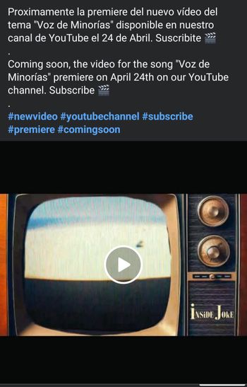 Promo del video Voz de Minorías
