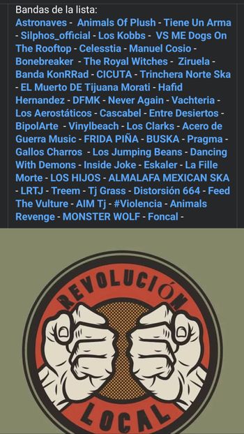 Inside Joke destacando en lista de tops local hecha por la pagina Revolución Local
