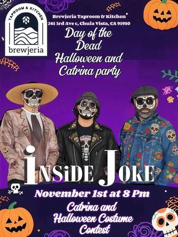 Flyer Brewjeria Taproom & Kitchen en Chula Vista, California, 1 de noviembre 2025

