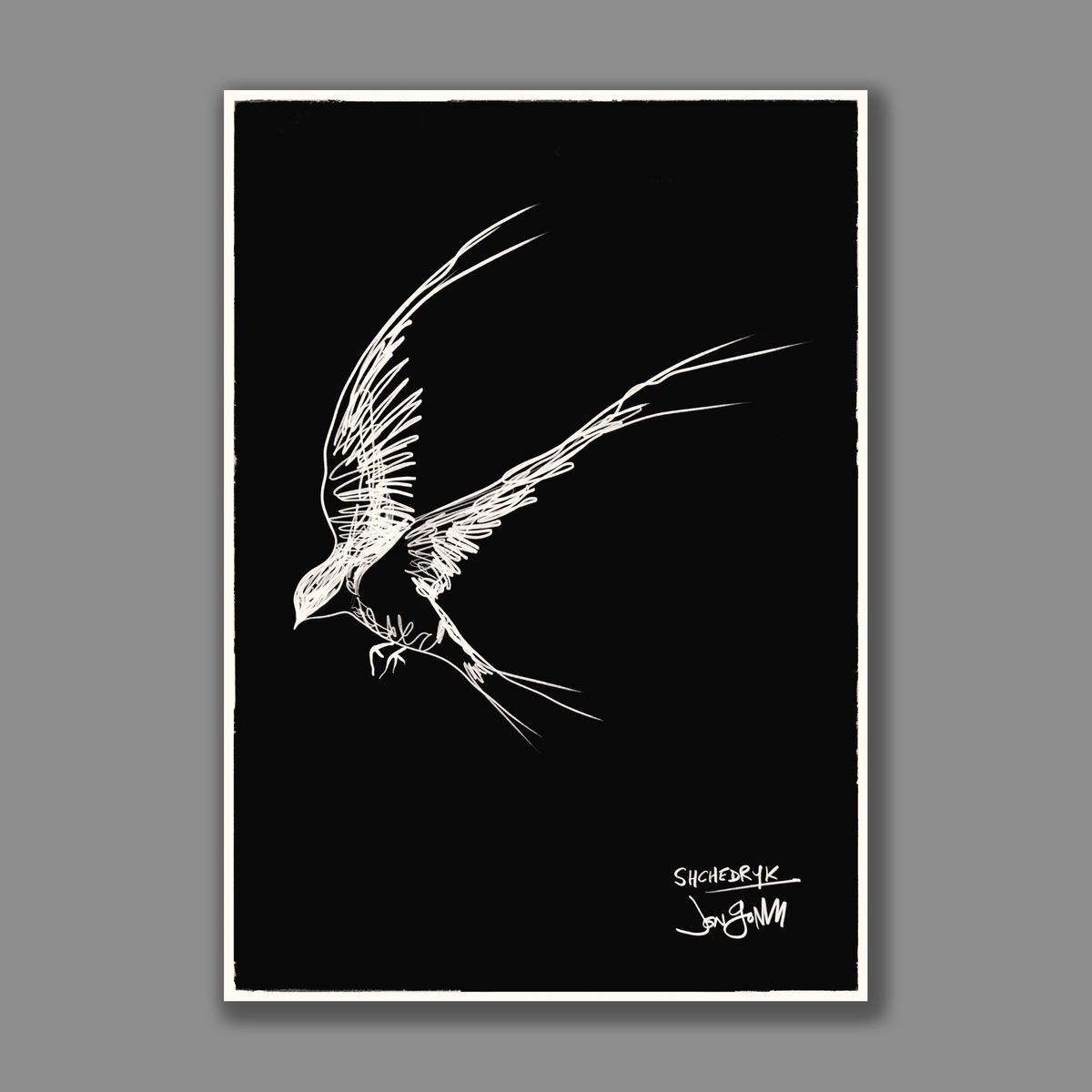 Shchedryk "Swallow In A Storm" Art Print