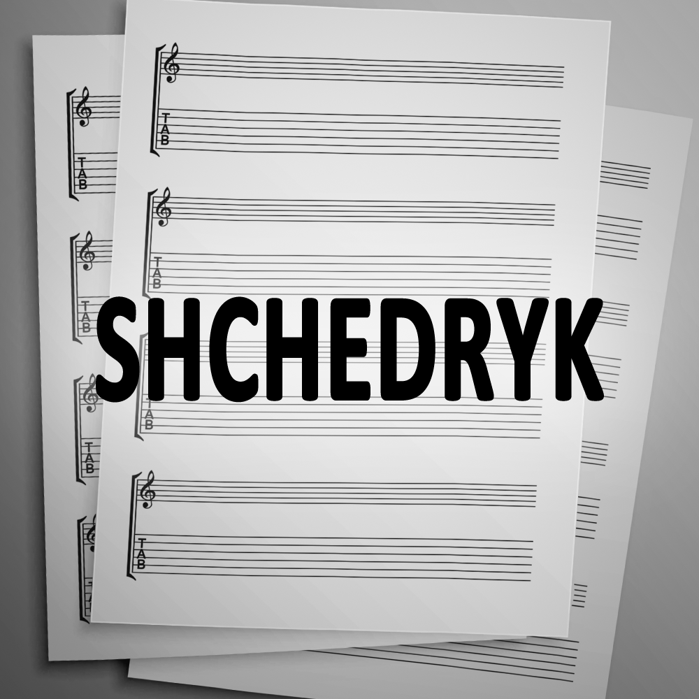 Shchedryk (Carol Of The Bells) - Full Guitar Transcription