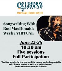 Songwriting With Rod MacDonald