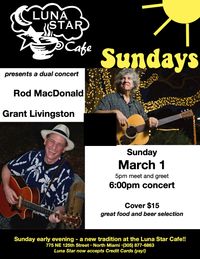 Grant & Rod at Luna Star Cafe