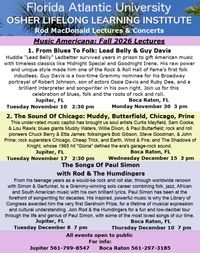 Lecture "The Sound Of Chicago: Muddy, Butterfield, Chicago, Prine"
