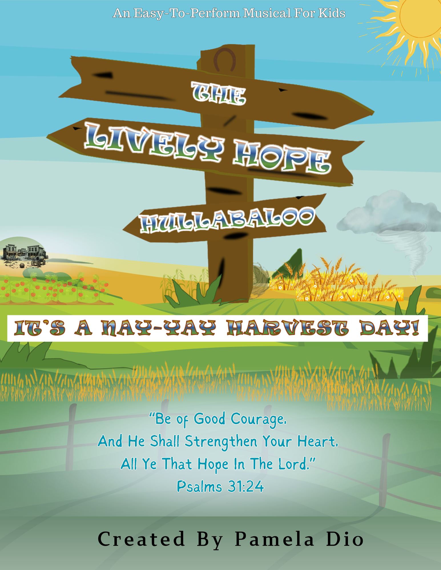 The Lively Hope Hullabaloo cover artwork by Pamela Dio