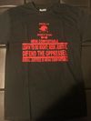 Revenge of the Nerd Neva Comfortable T-Shirt Black/Red Letters