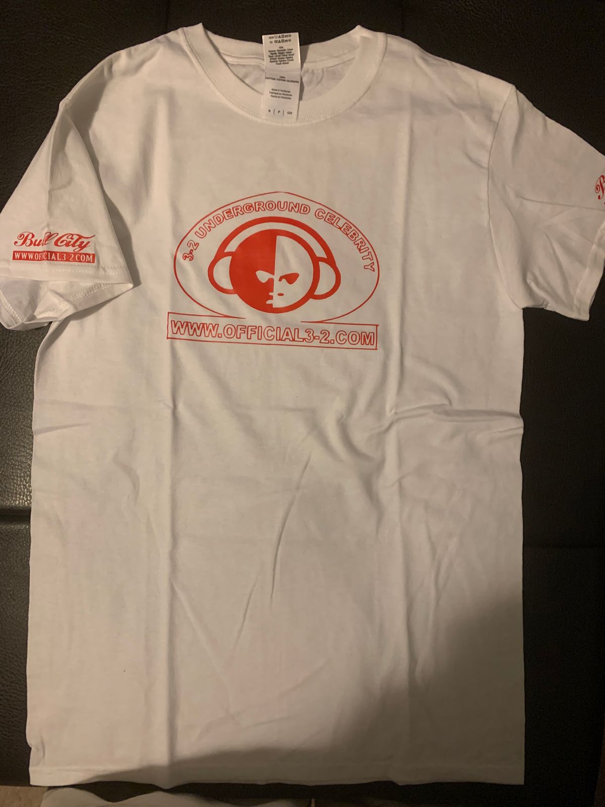 Underground Celebrity T-Shirt White/Red Letters