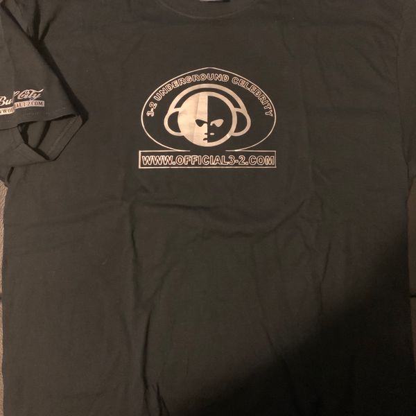 Black/Silver Letters Underground Celebrity T-Shirt