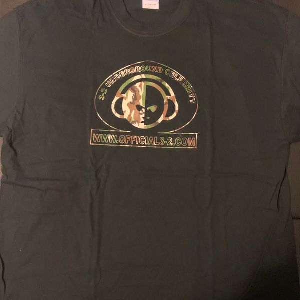 Underground Celebrity T-Shirt Black/Camo Letters