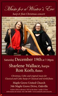Music for a Winter's Eve- Harp and Flute Christmas Concert (Oakville)