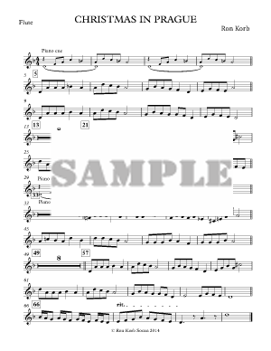 Christmas in Prague (for flute and piano duet)