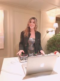 DJ:ing at Shutters On The Beach