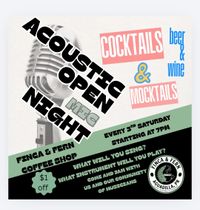 Acoustic open mic night