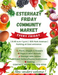 Esterhazy Friday Community Market