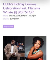 Hubb's Holiday Groove Feat. Mariama Whyte 