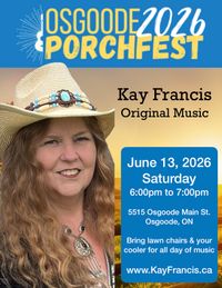 Kay Francis live at Osgoode Porchfest