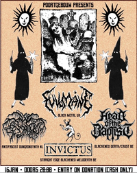 Fullmåne + Invictus + Head of the Baptist @Club of nothing