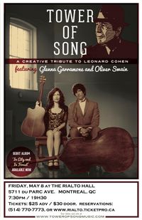 Tower of Song CD Release at The Rialto Theatre, Montreal, QC