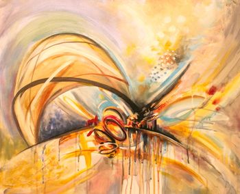 "Being" 24" x 30" Acrylic on canvas Sold (prints available)

