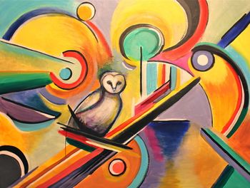 "Serenity in the Midst" 36'' x 48'' Acrylic on canvas Sold
