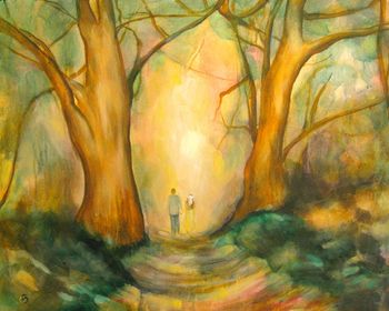 "Wedding Couple" 24'' x 30'' Acrylic on canvas Sold
