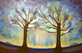"Wedding" 24'' x 36'' Acrylic on canvas Sold
