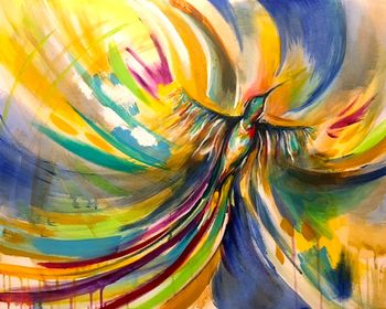 "Soaring" 24'' x 20'' Acrylic on Canvas Sold

