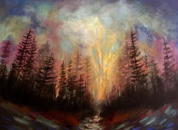 "Guided by Light" 24'' x 30'' Acrylic on Canvas Sold (Prints Available)
