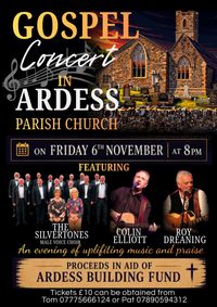 Gospel Concert featuring Roy Dreaning, Colin Elliott and the Silvertones Male Voice Choir