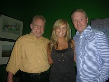 With Terry Choate and Teea Goans backstage at the Midnight Jamboree.
