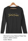 JazzStephane Music Entertainment Womens Long-Sleeve Fitted Tee-Shirt