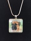 Glass Tile Photo Necklace