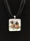 Glass Tile Photo Necklace