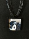 Glass Tile Photo Necklace
