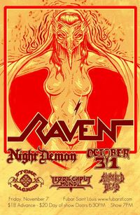 RAVEN's ExtermiNation America Tour 2014 with NIGHT DEMON