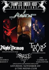 RAVEN's ExtermiNation America Tour 2014 with NIGHT DEMON