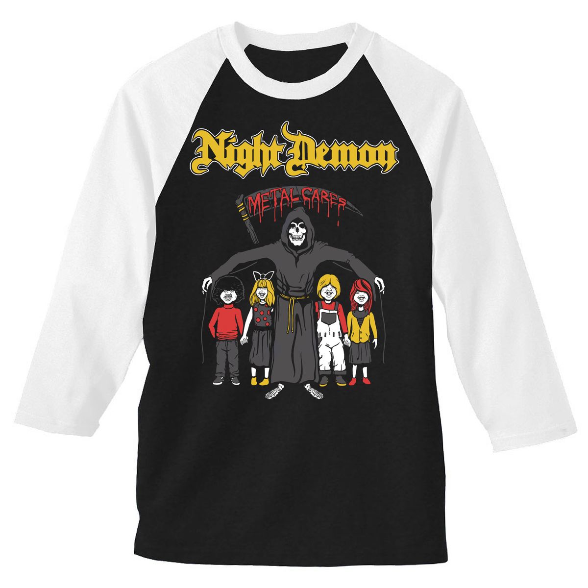 Metal Cares 2015 limited edition baseball shirt