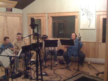 The horn section
