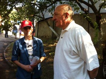 2012-07-28 - w/ Tamaz Kurashvili at the Art-Gene Festival - Open Air Museum of Ethnography - Tbilisi, Georgia
