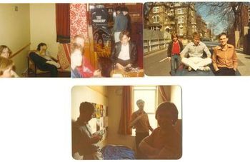 The two singers visit Chaz's hostel: Terry and Matt meet Chris Wilson and Mick Yeo
