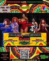 Vallejo's Drag Brunch @ Bambino's February Black History Month Celebration