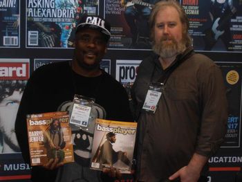 Bassplayer Magazines Brian Fox & Robert
