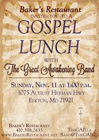 John Bunts - Great Awakening Band - Gospel Hour